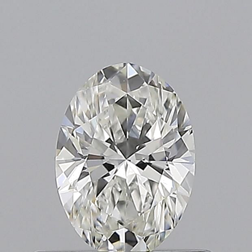 0.56 carat H-VVS2 Natūralus Oval Deimantas (1)
