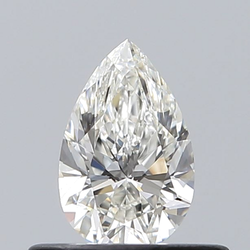 0.4 carat H-VS2 Natūralus Pear Deimantas (1)