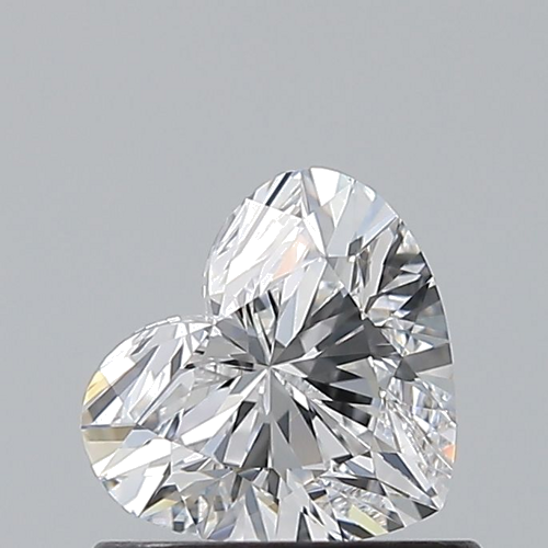 0.69 carat D-VVS2 Natūralus Heart Deimantas (1)