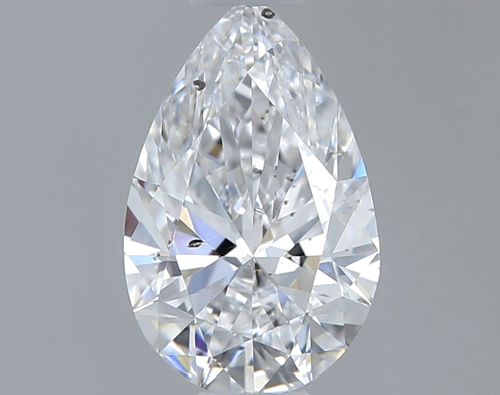 0.4 carat D-SI2 Natūralus Pear Deimantas (1)