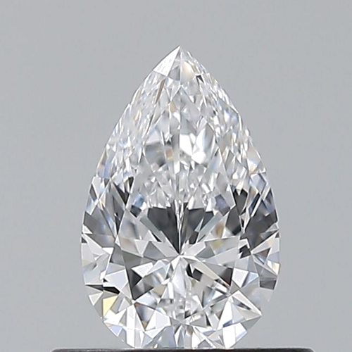 0.5 carat D-VS2 Natūralus Pear Deimantas (1)