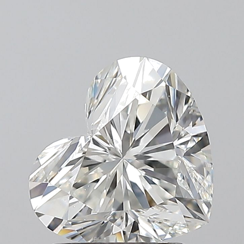 1.7 carat G-VS2 Natūralus Heart Deimantas (1)