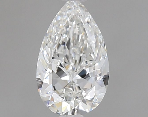 0.5 carat G-VVS1 Natūralus Pear Deimantas (1)