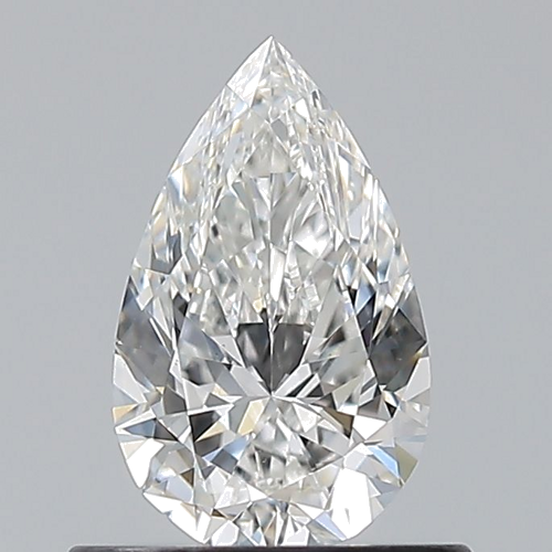 0.6 carat F-VS1 Natūralus Pear Deimantas (1)