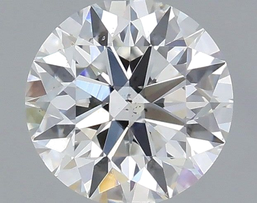 0.51 carat H-SI1 Excellent cut Natūralus Round Deimantas (1)
