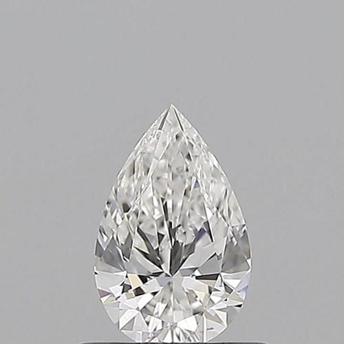 0.5 carat F-VVS2 Natūralus Pear Deimantas (1)