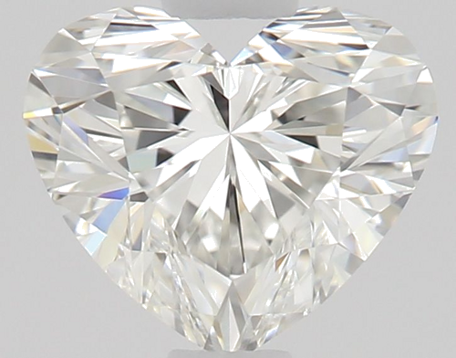 0.61 carat G-VVS2 Natūralus Heart Deimantas (1)