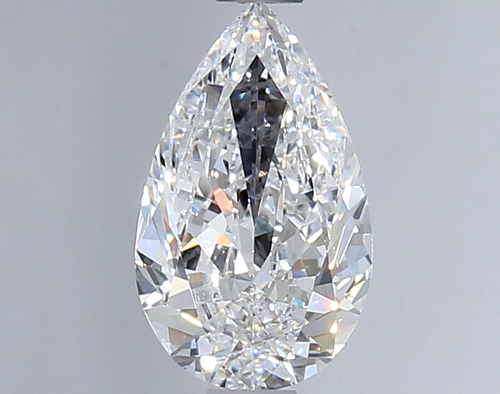 1.0 carat D-VS2 Natūralus Pear Deimantas (1)
