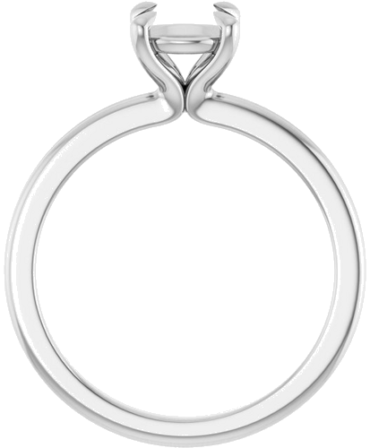 Sužadėtuvių Žiedas „Claw-Prong Solitaire“ 14k white gold Round 6.5mm (2)