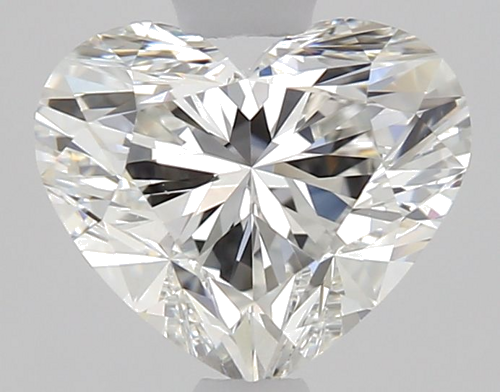 1.01 carat F-VVS2 Natūralus Heart Deimantas (1)