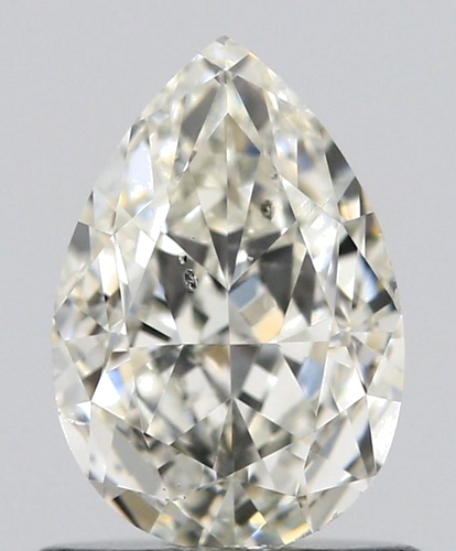 1.02 carat K-SI1 Natūralus Pear Deimantas (1)
