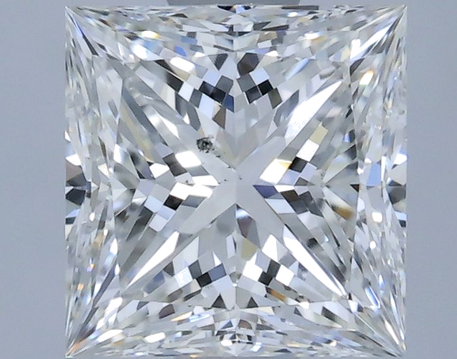 0.91 carat F-SI1 Natūralus Princess Deimantas (1)