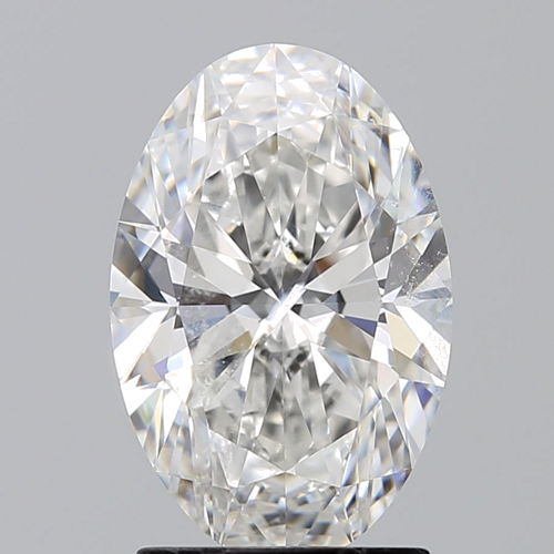 2.01 carat F-SI2 Natūralus Oval Deimantas (1)