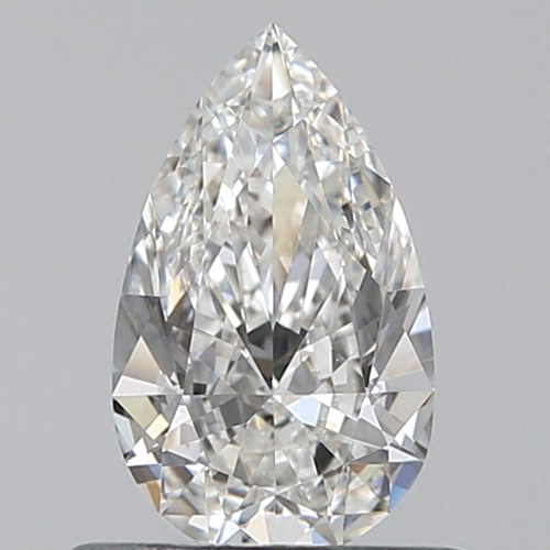 0.51 carat G-VVS2 Natūralus Pear Deimantas (1)