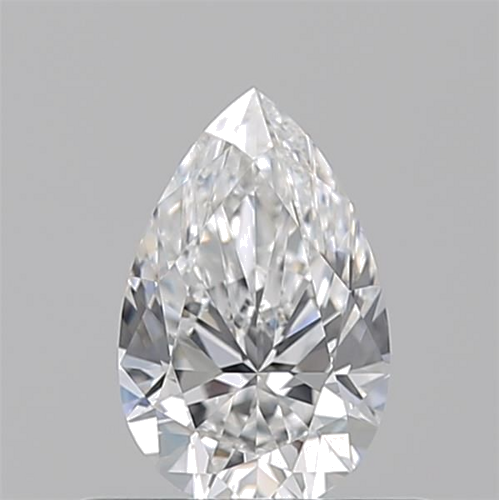 0.5 carat E-VVS1 Natūralus Pear Deimantas (1)