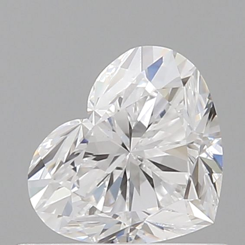 0.5 carat D-VVS1 Natūralus Heart Deimantas (1)