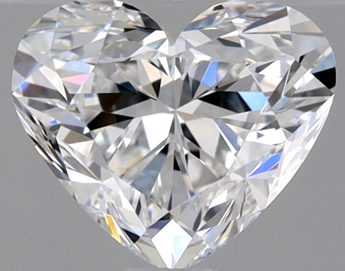 1.01 carat D-VVS1 Natūralus Heart Deimantas (1)