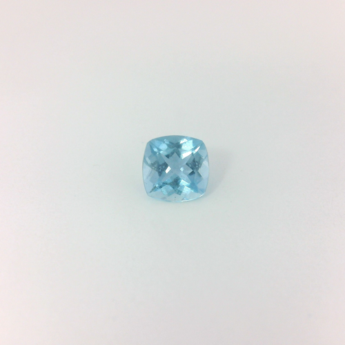 0.52 carat BLUE Cushion Aquamarine (1)