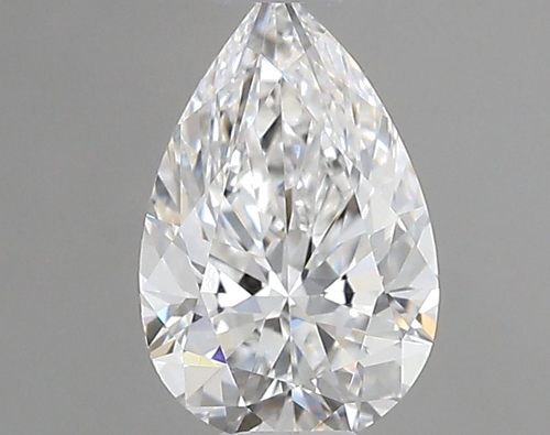 0.6 carat E-VS1 Natūralus Pear Deimantas (1)