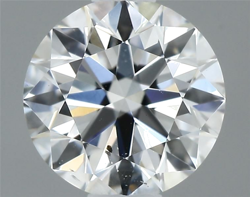 0.59 carat F-SI1 Excellent cut Natūralus Round Deimantas (1)