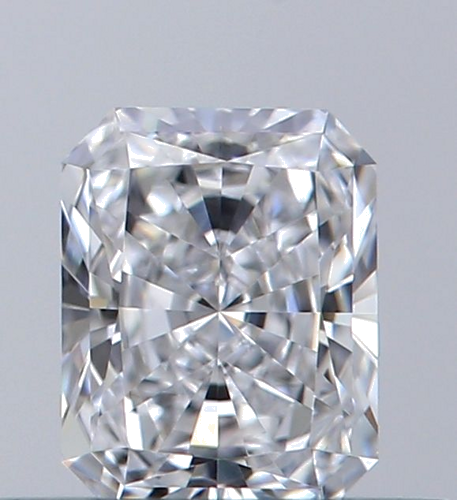0.33 carat D-VVS1 Natūralus Radiant Deimantas (1)
