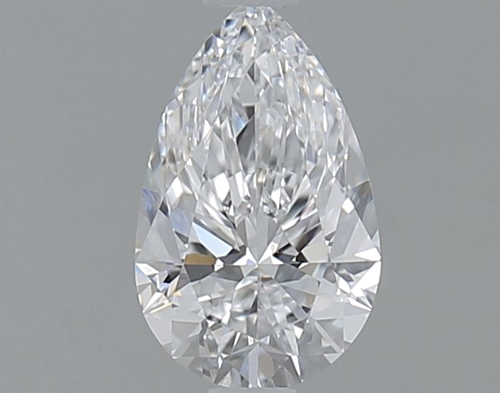 0.61 carat D-VVS2 Natūralus Pear Deimantas (1)