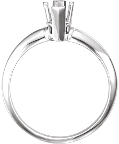 Sužadėtuvių Žiedas „V-End Solitaire“ 14k white gold Marquise 12mm x 6mm (2)