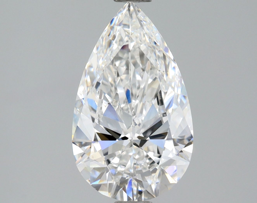 1.5 carat D-VS2 Natūralus Pear Deimantas (1)