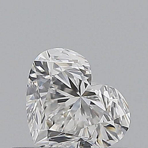 0.51 carat E-VVS2 Natūralus Heart Deimantas (1)