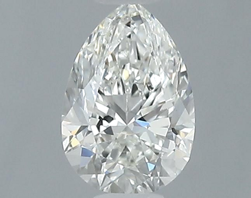 0.4 carat H-VS2 Natūralus Pear Deimantas (1)