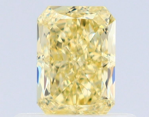 0.52 carat Fancy Yellow-VVS2 Natūralus Radiant Deimantas (1)
