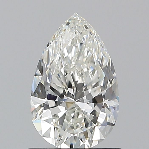 1.01 carat H-VS1 Natūralus Pear Deimantas (1)