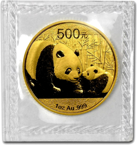 1 oz Panda 2011 Kinija 500 Juanių auksinė moneta (3)