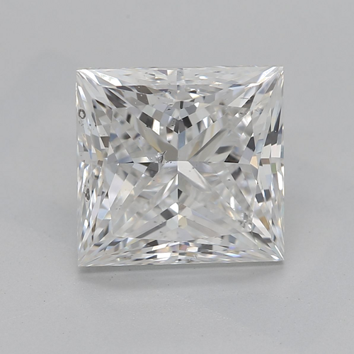 3.01 carat F-SI2 Natūralus Princess Deimantas (1)