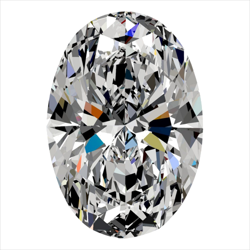 0.3 carat G-VS2 Natūralus Oval Deimantas (1)