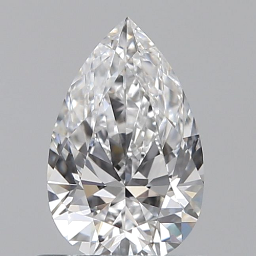 0.6 carat D-VVS2 Natūralus Pear Deimantas (1)