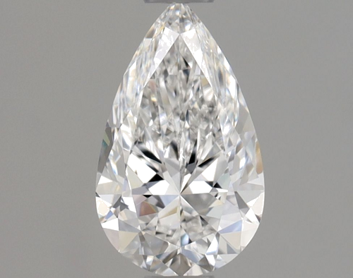 0.61 carat D-VVS1 Natūralus Pear Deimantas (1)