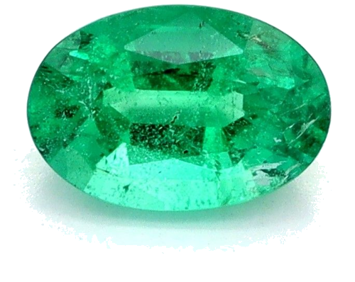 0.44 carat GREEN Oval Smaragdas (1)