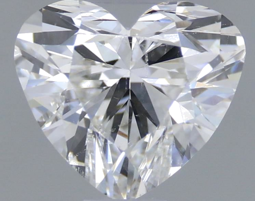 0.69 carat G-SI1 Natūralus Heart Deimantas (1)