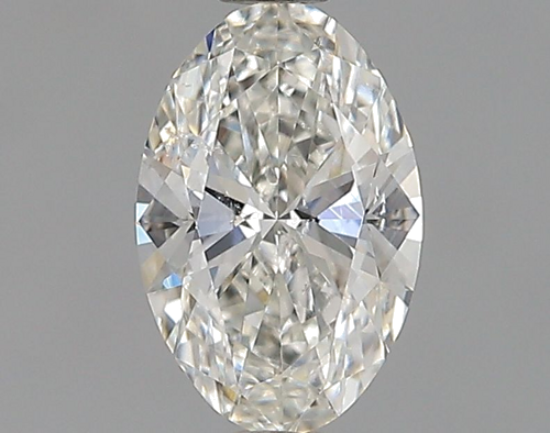 0.61 carat H-SI2 Natūralus Oval Deimantas (1)