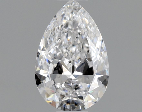 0.5 carat D-SI1 Natūralus Pear Deimantas (1)