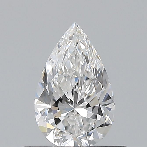 0.5 carat E-VVS1 Natūralus Pear Deimantas (1)