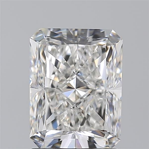 2.01 carat F-VVS2 Natūralus Radiant Deimantas (1)