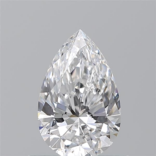 0.7 carat D-VS2 Natūralus Pear Deimantas (1)