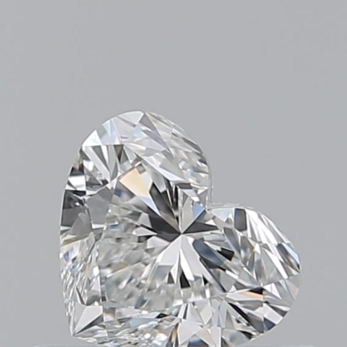 0.52 carat F-IF Natūralus Heart Deimantas (1)