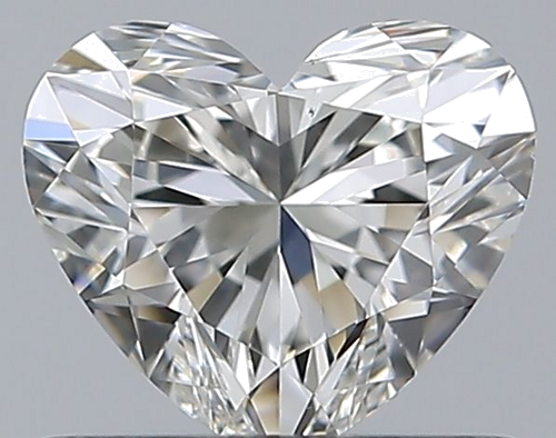 0.52 carat G-VS2 Natūralus Heart Deimantas (1)