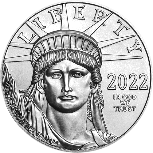 1 oz American Eagle/Liberty 2022 USA Platinum Coin (1)