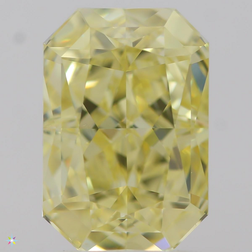2.12 carat Fancy Intense  Yellow-SI1 Natūralus Radiant Deimantas (1)