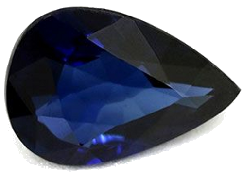 0.64 carat BLUE Pear Safyras (1)