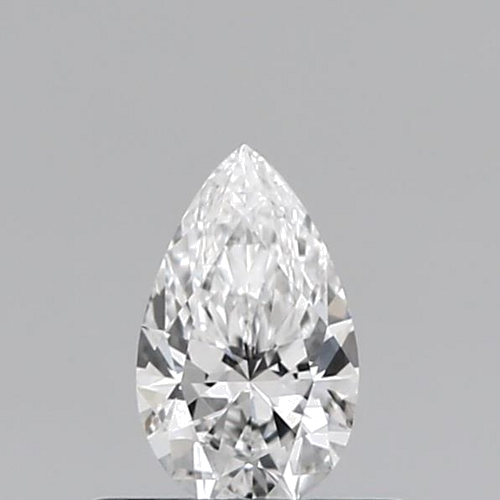 0.32 carat E-VVS1 Natūralus Pear Deimantas (1)